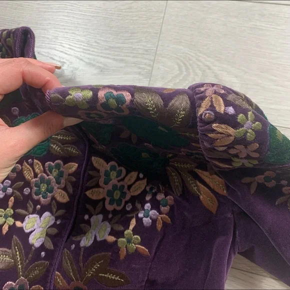 Oscar de la Renta Vintage Embroidered Blazer Jacket - Picture 7 of 16